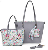 2 IN1 TOTE W SCARF & HNGOFF 24824A