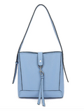 AS24912 TRIPLE COMPARTMENT HOBO WITH LOCK HW