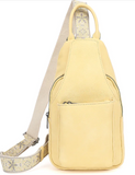 AS22594C SLING BACKPACK WITH MAGNET AND ZIPPER OPENING