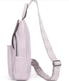 AS22594C SLING BACKPACK WITH MAGNET AND ZIPPER OPENING