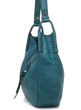 AS305 #65 buckle and whipstitch shoulder bag