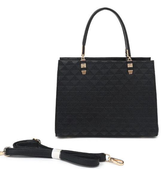 AB248 geo print tote bag