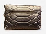 SS82 Zadig & Voltaire triple section envelope metallic
