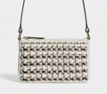 SS93 intricate knots on leather crossbody free shipping within the USA