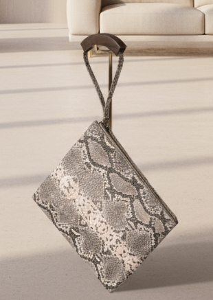SS115 python printed wristlet by Fini C'est