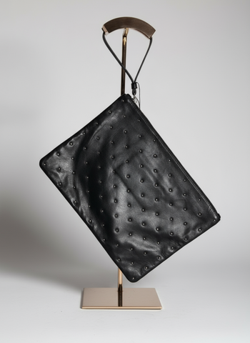 SS116 Fini C'est studded lamb wristlet