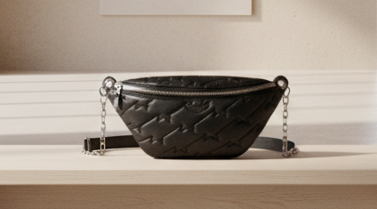 SS84 Zadig & Voltaire Lamb quilted leather waist pak