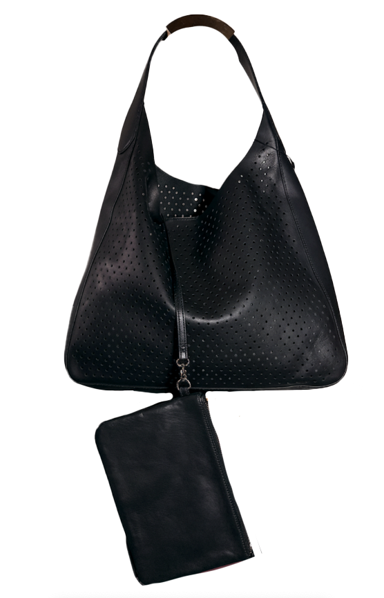 SS88 Fini cest Coated Cow perforated Hobo