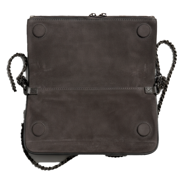 SS83 suede studded envelope