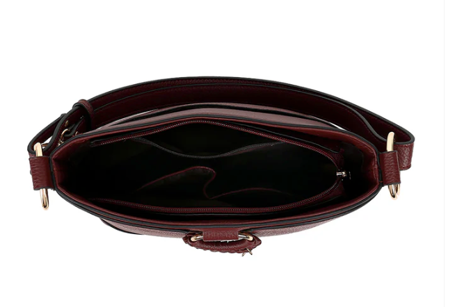 AB240 TRIPLE COMPARTMENT CONVERTIBLE HOBO