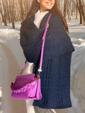 Wool Cable Shawl & Handbag combo 12