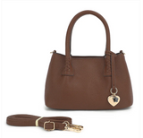 DS301 SATCHEL WITH CHARM DETAIL