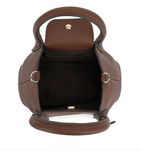 AB301 SATCHEL WITH CHARM DETAIL