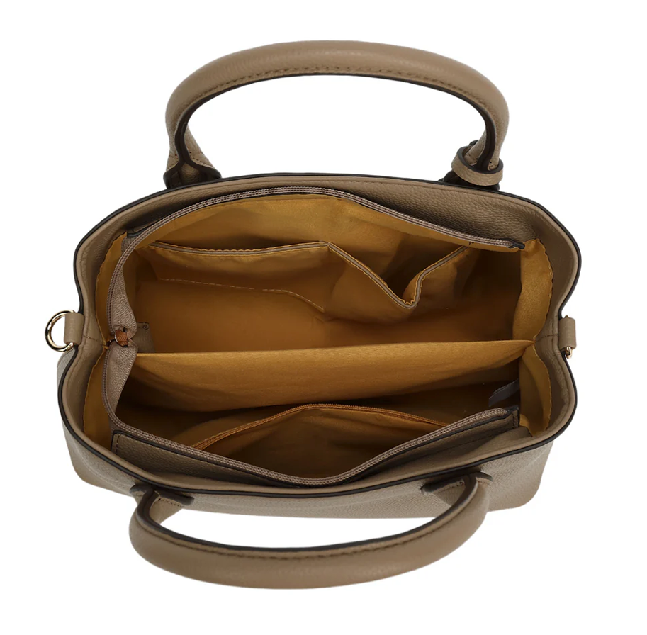 AB304 BELTED SATCHEL WITH HANGOFF