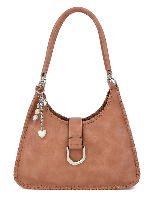 AB100 Whipstitch shoulder bag