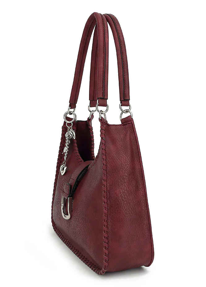 AB100 Whipstitch shoulder bag