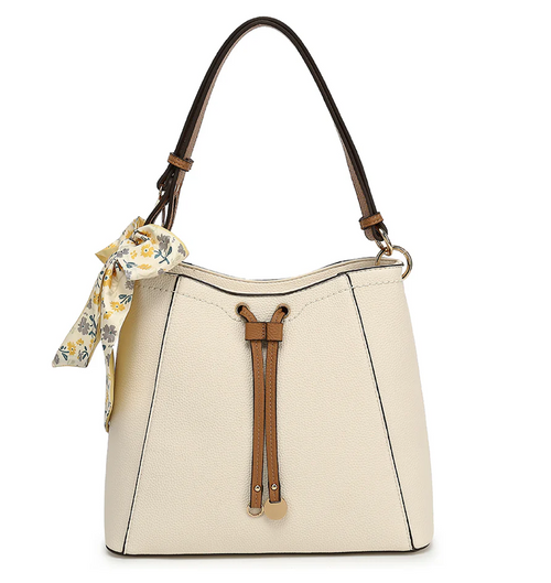 AB108 CONVERTIBLE HOBO WITH SCARF