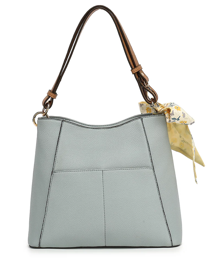 AB108 CONVERTIBLE HOBO WITH SCARF