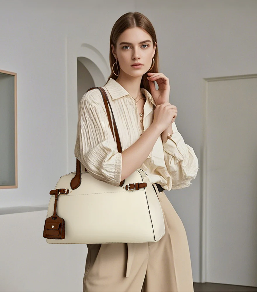 AB189 SATCHEL WITH LUGGAGE TAG