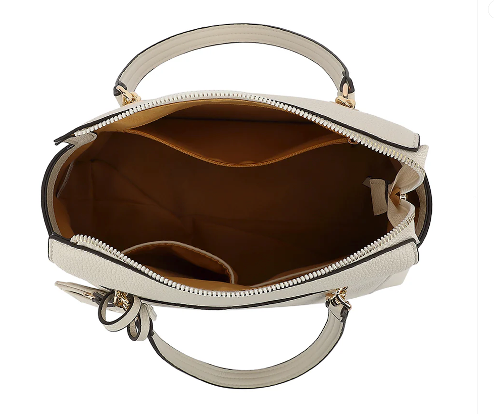 AB106 Double Handle Satchel with Card holder