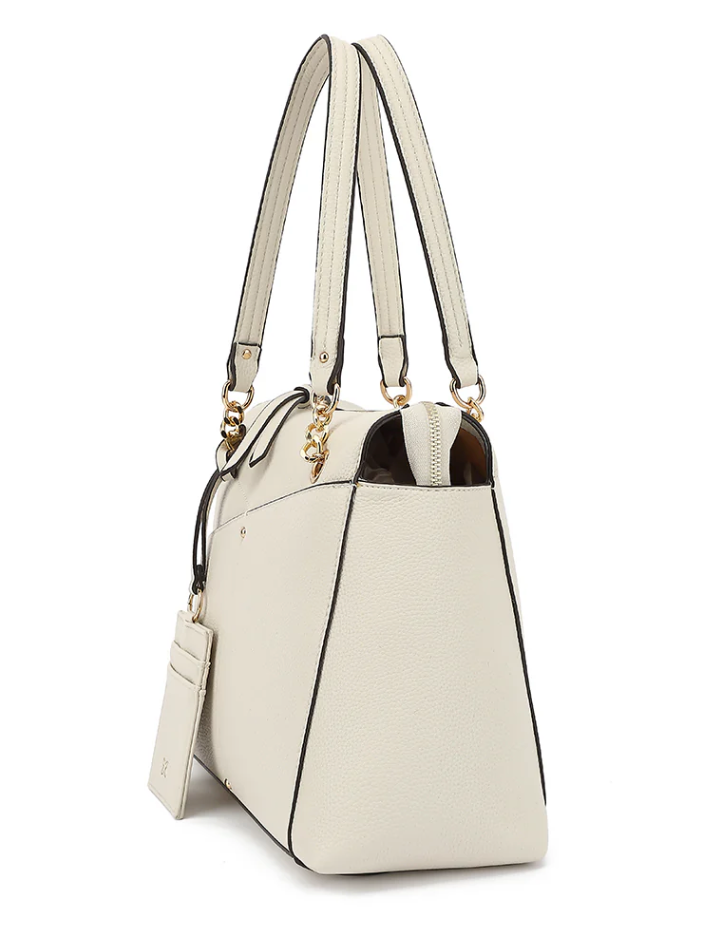 AB106 Double Handle Satchel with Card holder