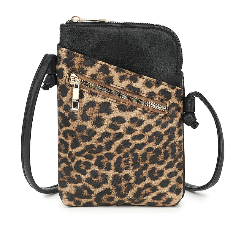 AB152 Leopard Print Crossbody