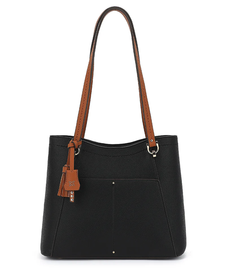 AB302 Tote with leather tassel
