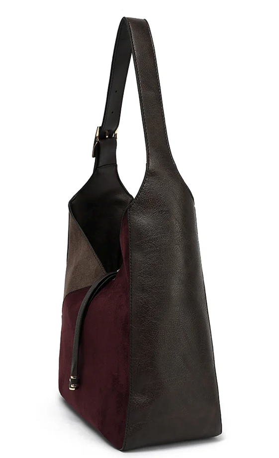 AB330 ASY COLORBLOCK SHOULDER BAG