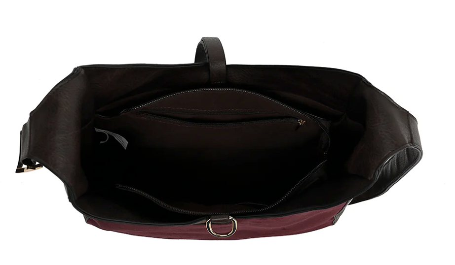 AB330 ASY COLORBLOCK SHOULDER BAG