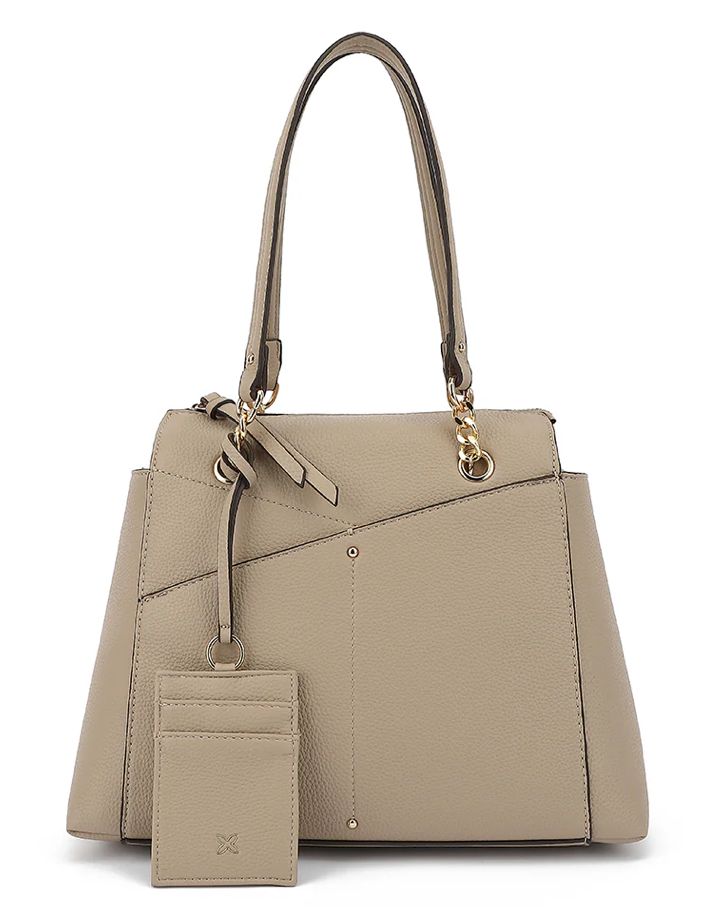 AB335 DOUBLE HANDLE SATCHEL WITH HANGOFF
