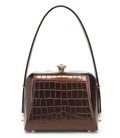 AB412 Patent Leather Petite Satchel