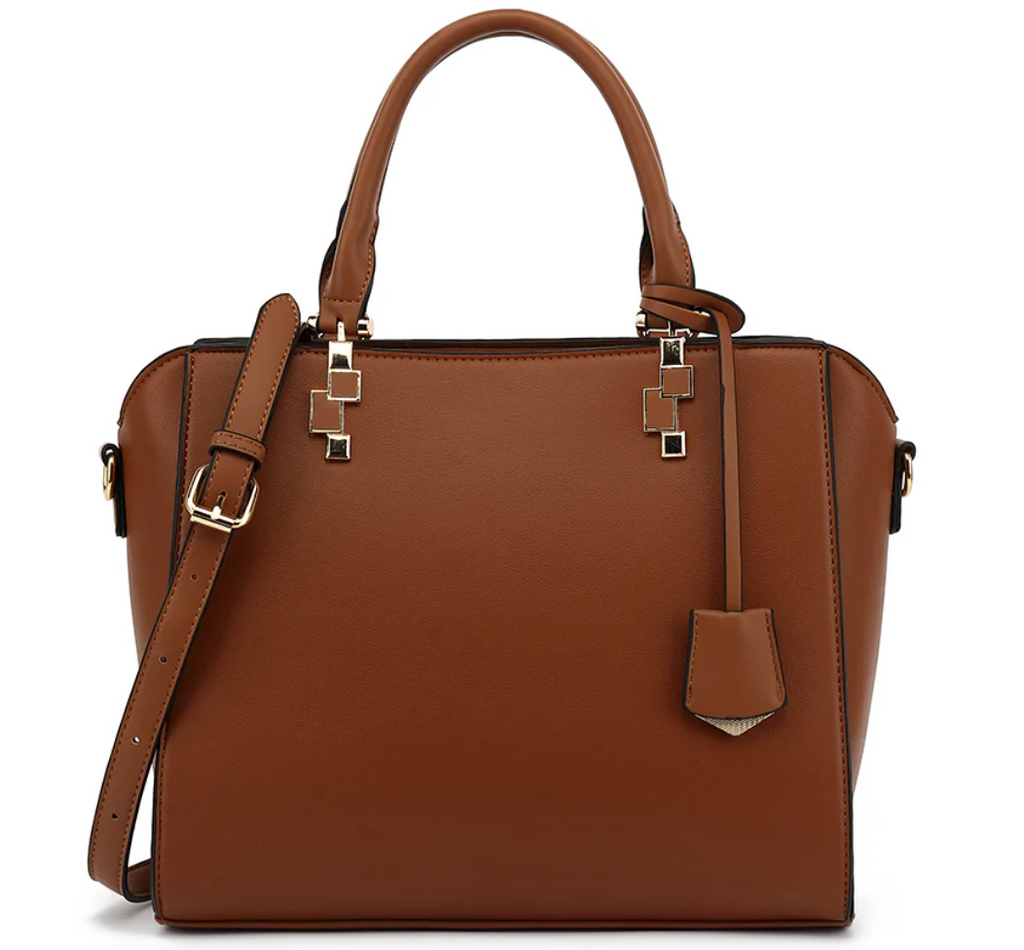 AB331 SATCHEL WITH DETACHABLE SHOULDER STRAP