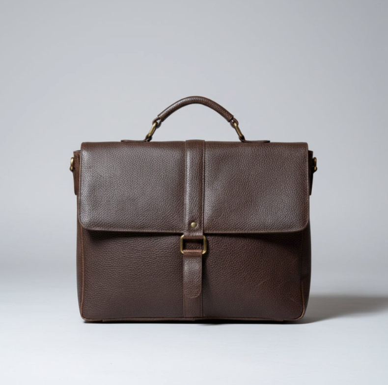 SS40 SoftGrain Cow modern briefcase free shipping within the USA