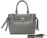 AS125 DOUBLE HANDLE SATCHEL WITH LOCK HARDWARE
